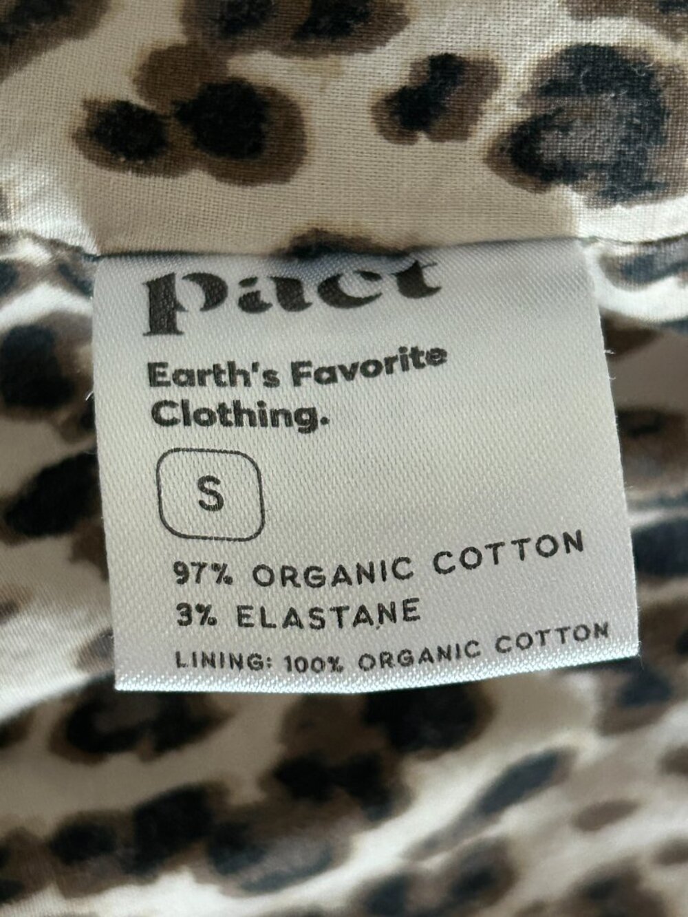 Wear Pact Earth's Clothing Utility Jacket 97% Organic Cotton Small Pink Animal - Picture 3 of 13